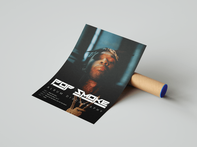 Pop Smoke Discography Poster - Posters, Prints & Wall Art | HYPE Posters