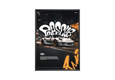 Porsche 911 GT3 City Poster - Posters, Prints & Wall Art | HYPE Posters