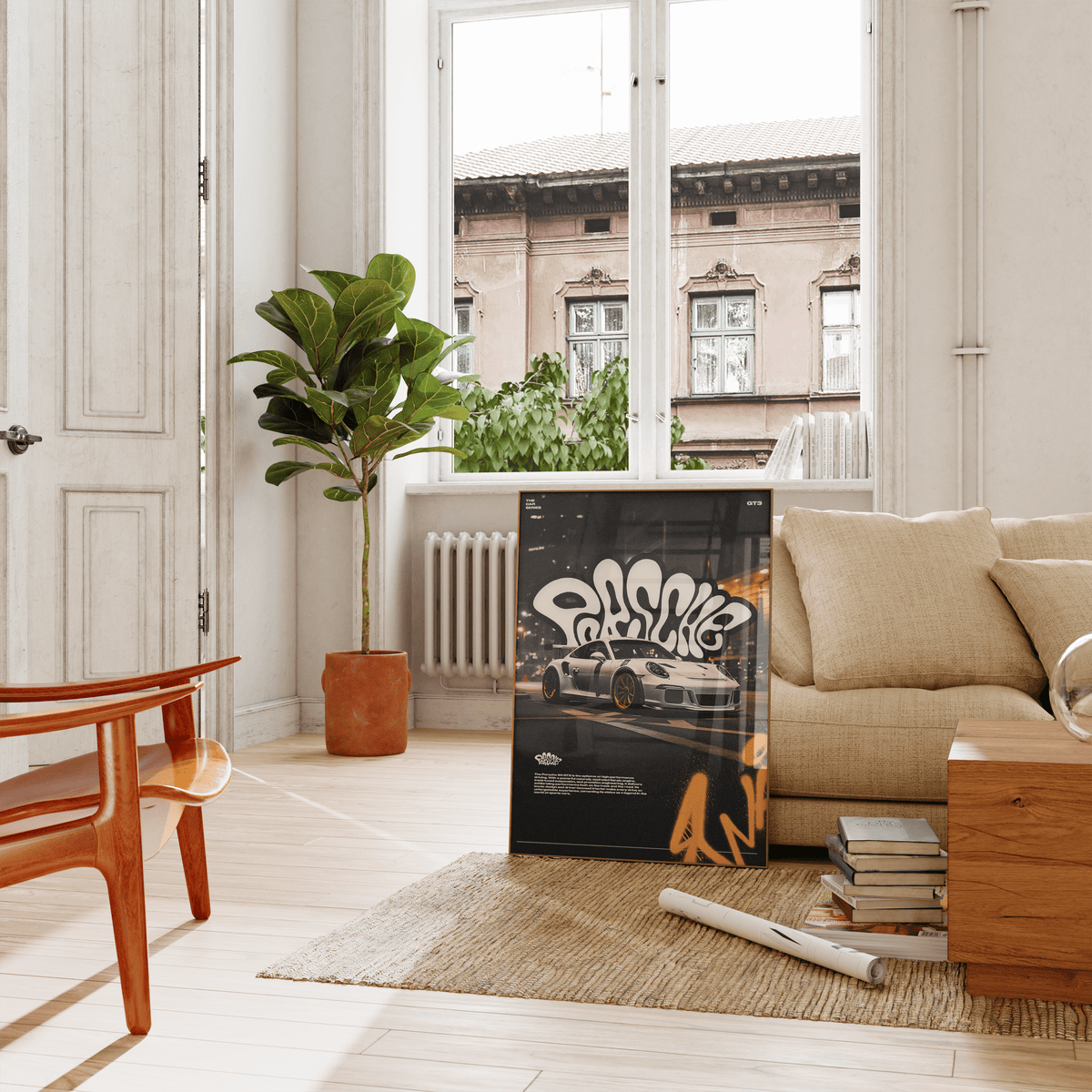 Porsche 911 GT3 City Poster - Posters, Prints & Wall Art | HYPE Posters