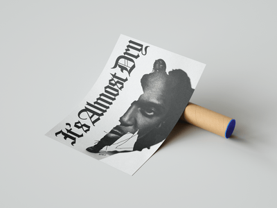 Pusha T 'Almost Dry' Poster - Posters, Prints & Wall Art | HYPE Posters