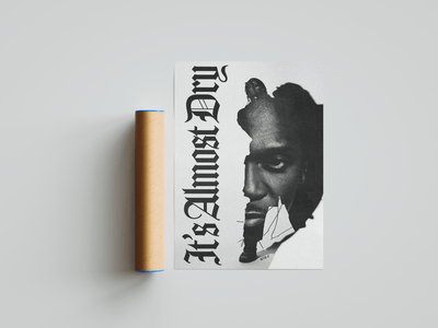 Pusha T 'Almost Dry' Poster - Posters, Prints & Wall Art | HYPE Posters