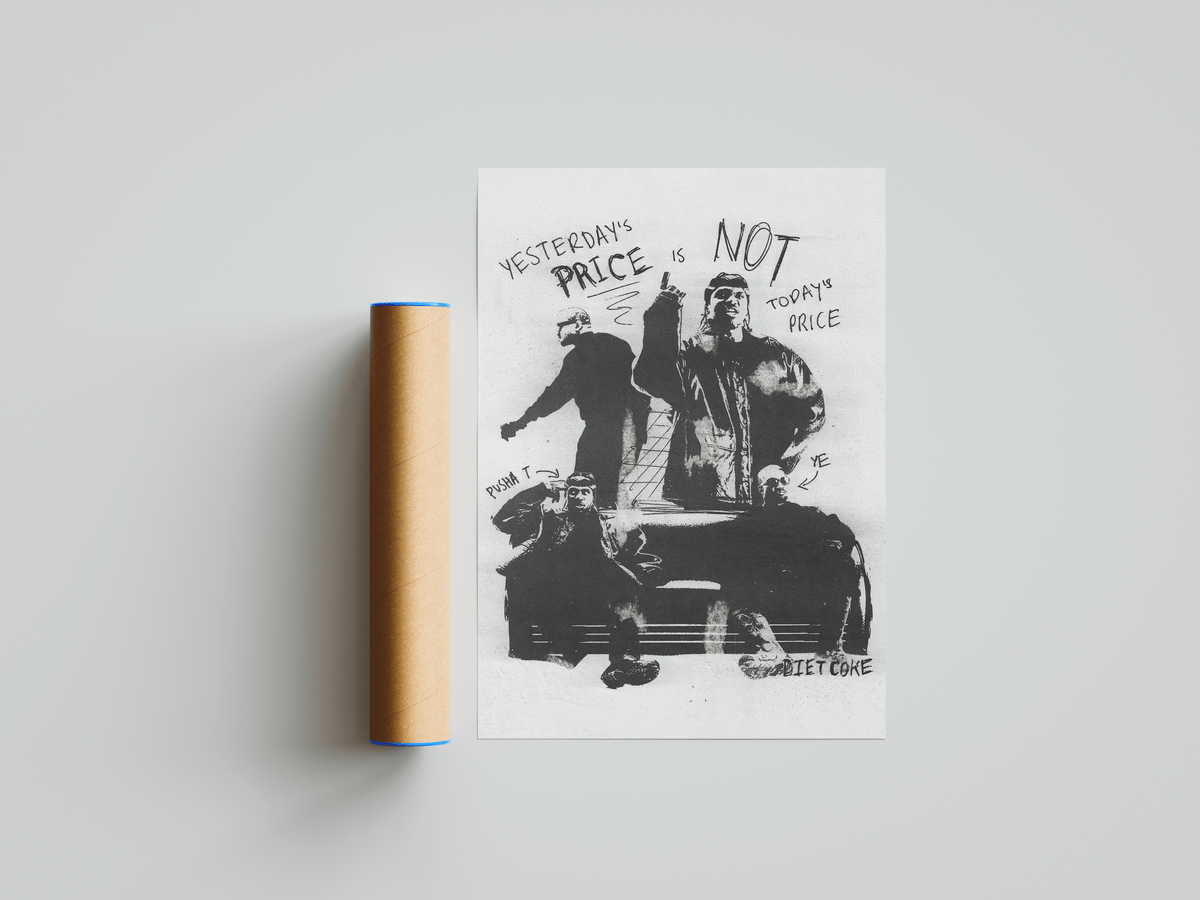 Pusha T 'Diet Coke' Poster - Posters, Prints & Wall Art | HYPE Posters