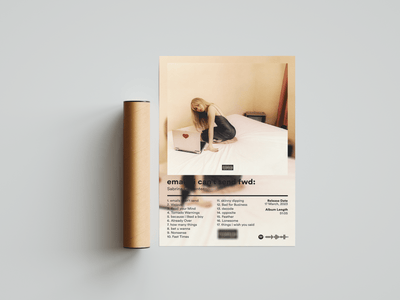 Sabrina Carpenter 'emails i cant send fwd' Album Poster - Posters, Prints & Wall Art | HYPE Posters