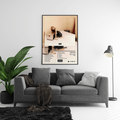 Sabrina Carpenter 'emails i cant send fwd' Album Poster - Posters, Prints & Wall Art | HYPE Posters