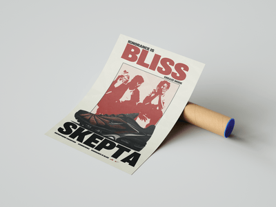 Skepta - Ignorance Is Bliss Sneaker Poster - Posters, Prints & Wall Art | HYPE Posters