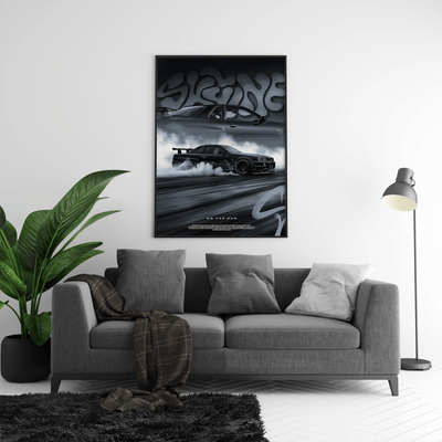 Skyline R34 Poster - Posters, Prints & Wall Art | HYPE Posters