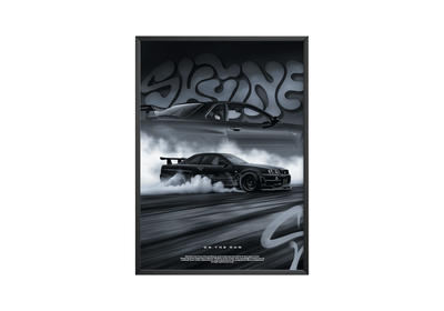 Skyline R34 Poster - Posters, Prints & Wall Art | HYPE Posters