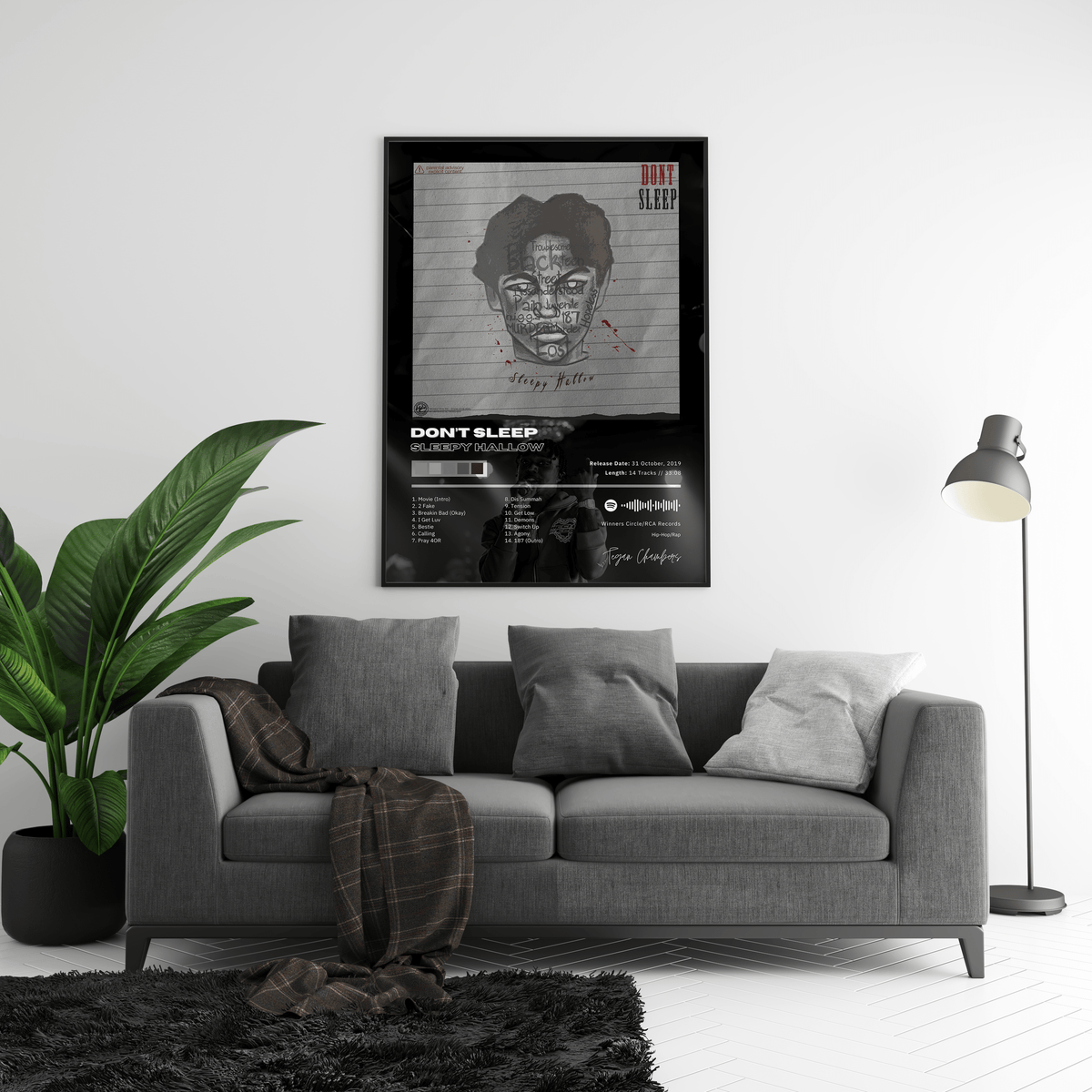 Sleepy Hallow 'Dont Sleep' Album Poster - Posters, Prints & Wall Art | HYPE Posters