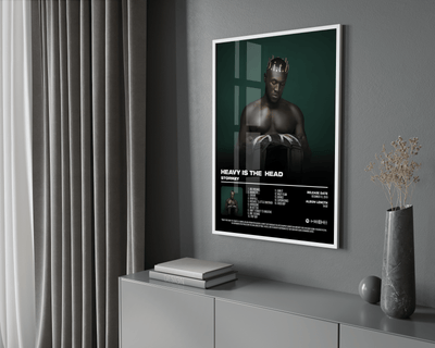 Stormzy 'Heavy Is The Head' Album Poster - Posters, Prints & Wall Art | HYPE Posters