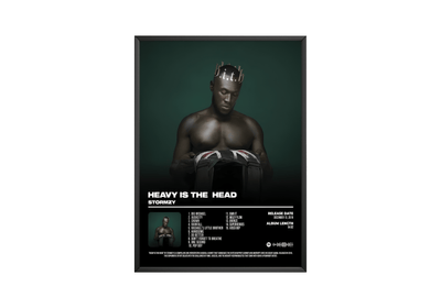 Stormzy 'Heavy Is The Head' Album Poster - Posters, Prints & Wall Art | HYPE Posters
