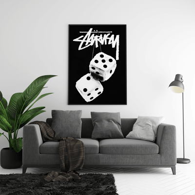 Stussy Dice Poster - Posters, Prints & Wall Art | HYPE Posters