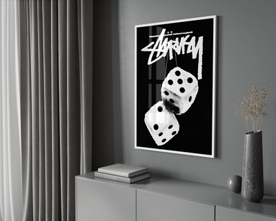 Stussy Dice Poster - Posters, Prints & Wall Art | HYPE Posters