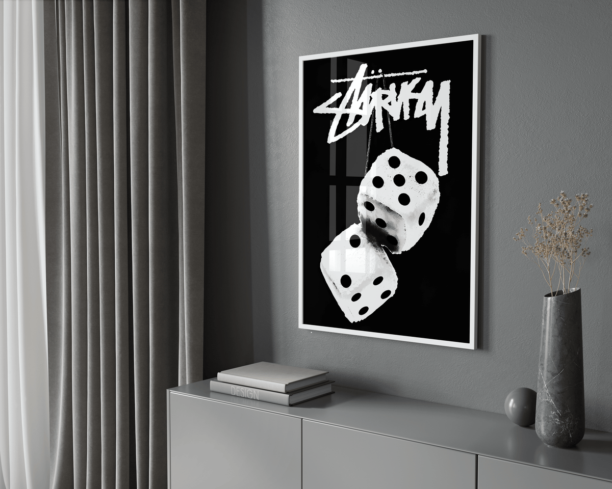 Stussy Dice Poster - Posters, Prints & Wall Art | HYPE Posters
