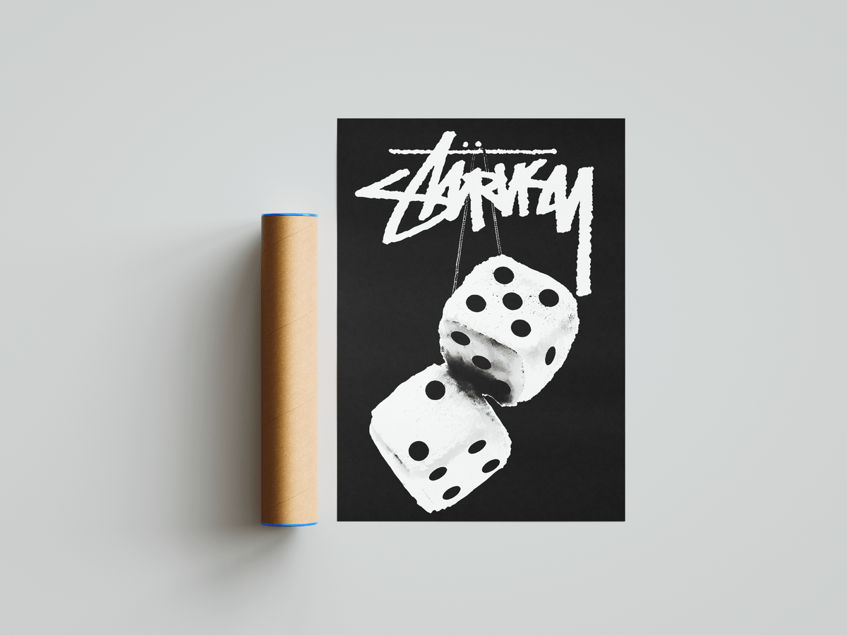 Stussy Dice Poster - Posters, Prints & Wall Art | HYPE Posters
