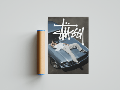 Stussy Mustang Poster - Posters, Prints & Wall Art | HYPE Posters