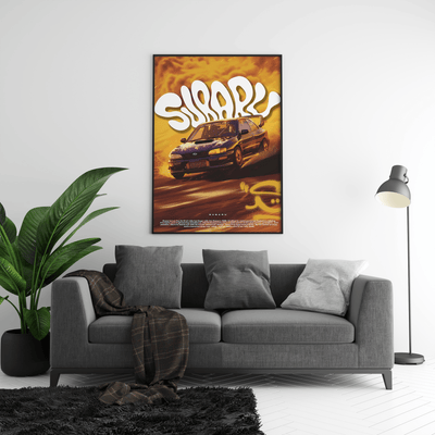 Subaru 22B Poster - Posters, Prints & Wall Art | HYPE Posters