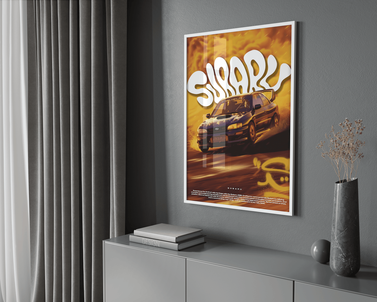 Subaru 22B Poster - Posters, Prints & Wall Art | HYPE Posters