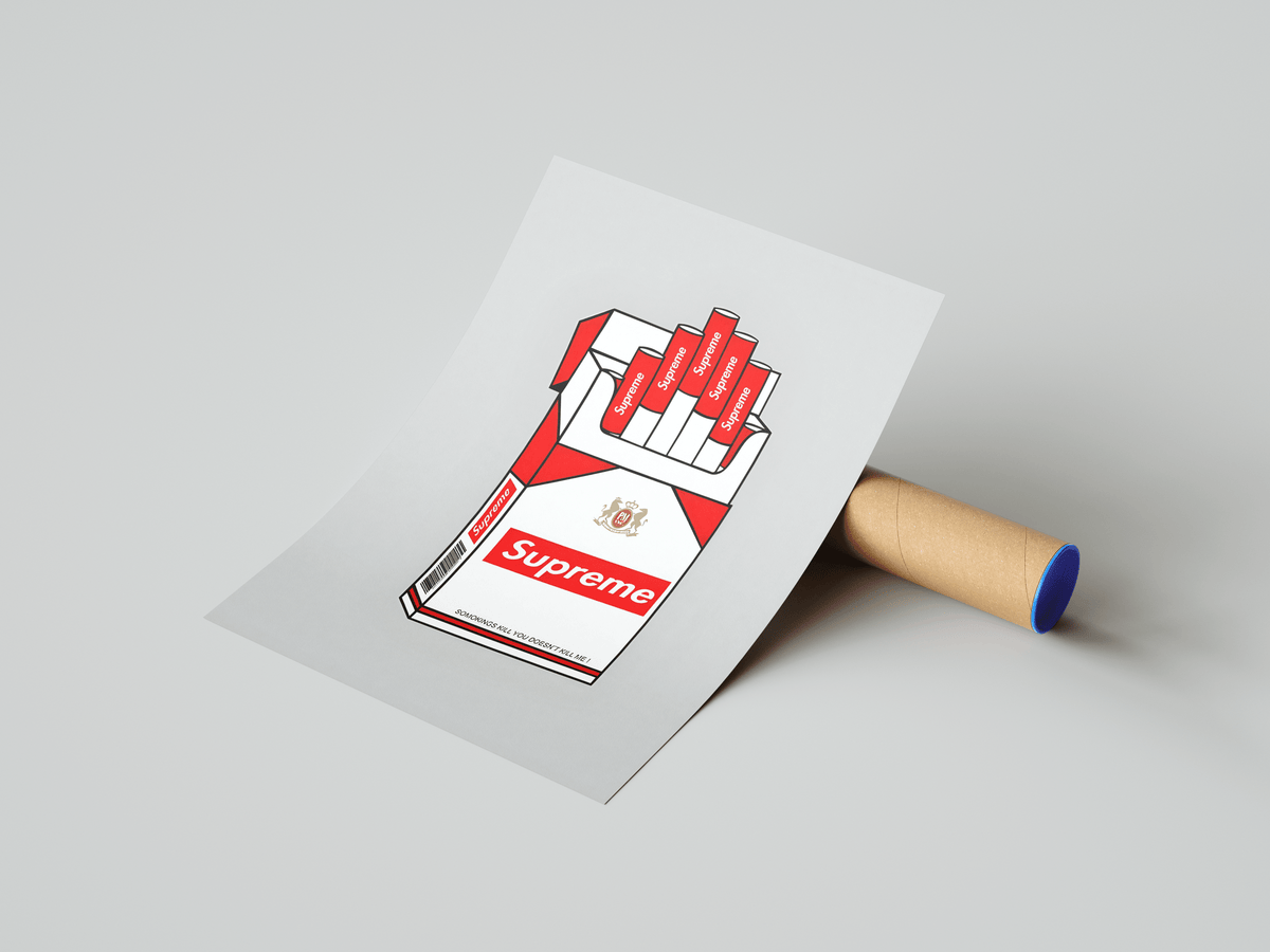 Supreme Smokes Poster - Posters, Prints & Wall Art | HYPE Posters