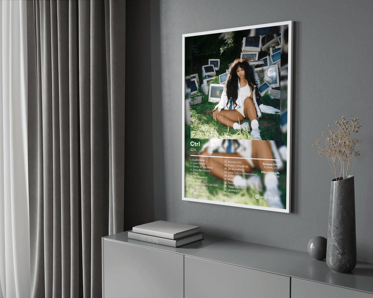 SZA 'Ctrl' Album Poster - Posters, Prints & Wall Art | HYPE Posters