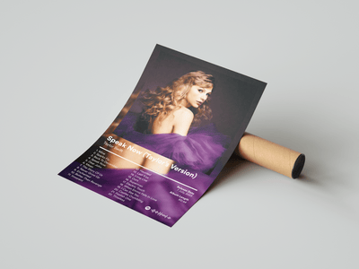Taylor Swift 'Speak Now' (Taylor's Version) Album Poster - Posters, Prints & Wall Art | HYPE Posters