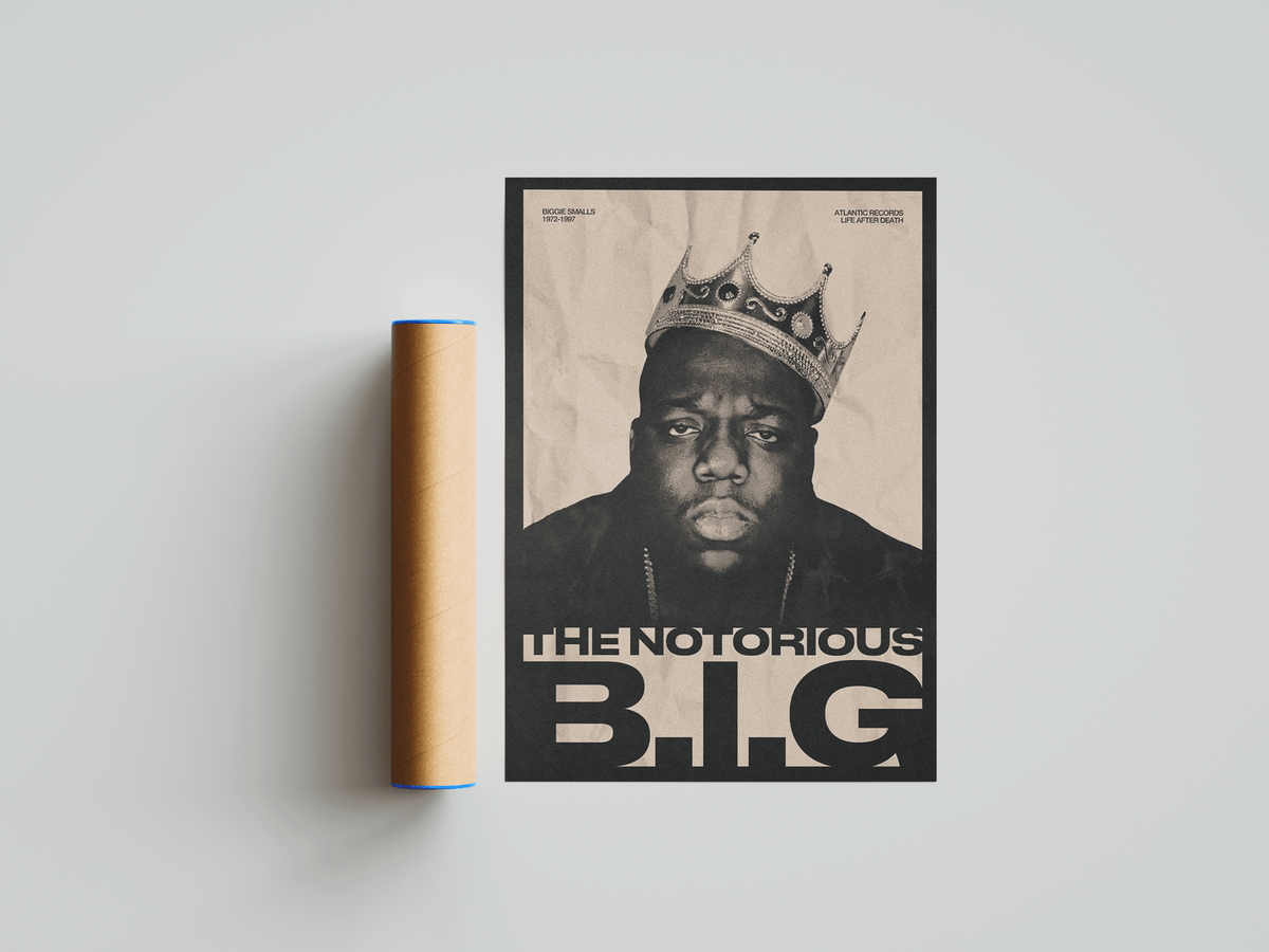 The Notorious B.I.G. 'SURREAL' Poster - Posters, Prints & Wall Art | HYPE Posters