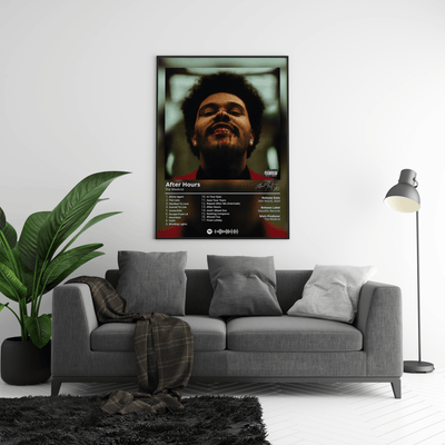 The Weeknd 'After Hours' Album Poster - Posters, Prints & Wall Art | HYPE Posters