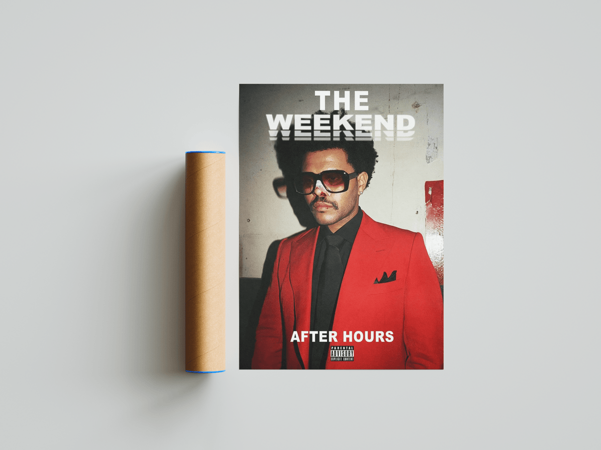 The Weeknd 'After Hours' Poster - Posters, Prints & Wall Art | HYPE Posters