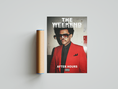 The Weeknd 'After Hours' Poster - Posters, Prints & Wall Art | HYPE Posters