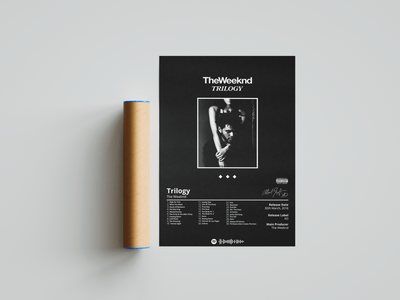 The Weeknd 'Trilogy' Album Poster - Posters, Prints & Wall Art | HYPE Posters