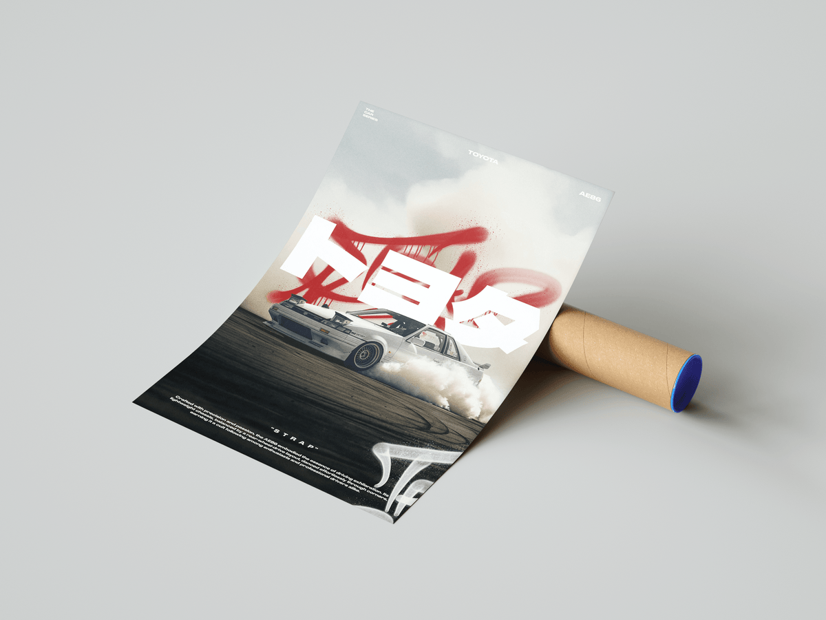 Toyota AE86 Poster - Posters, Prints & Wall Art | HYPE Posters