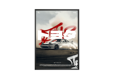 Toyota AE86 Poster - Posters, Prints & Wall Art | HYPE Posters