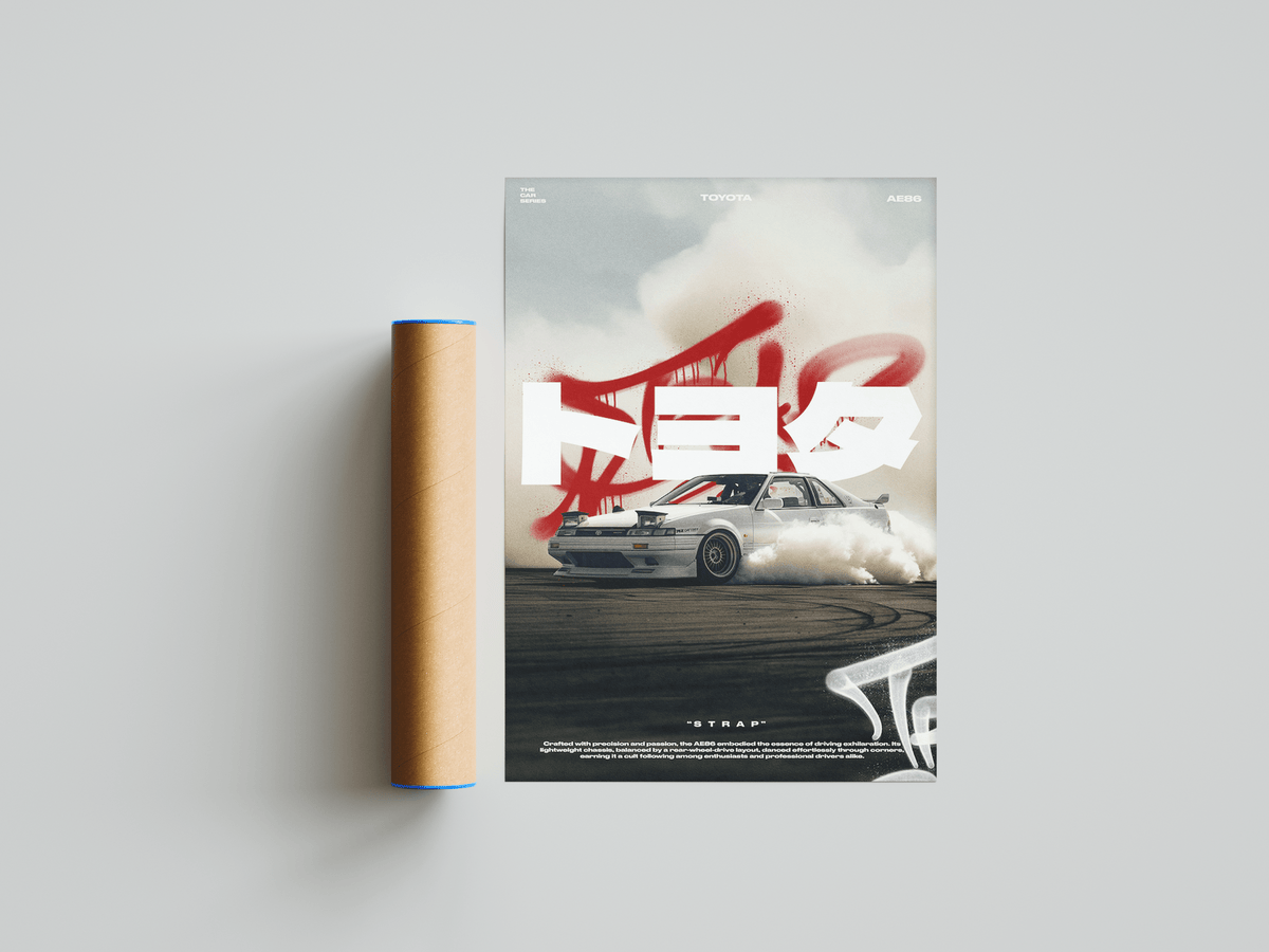 Toyota AE86 Poster - Posters, Prints & Wall Art | HYPE Posters