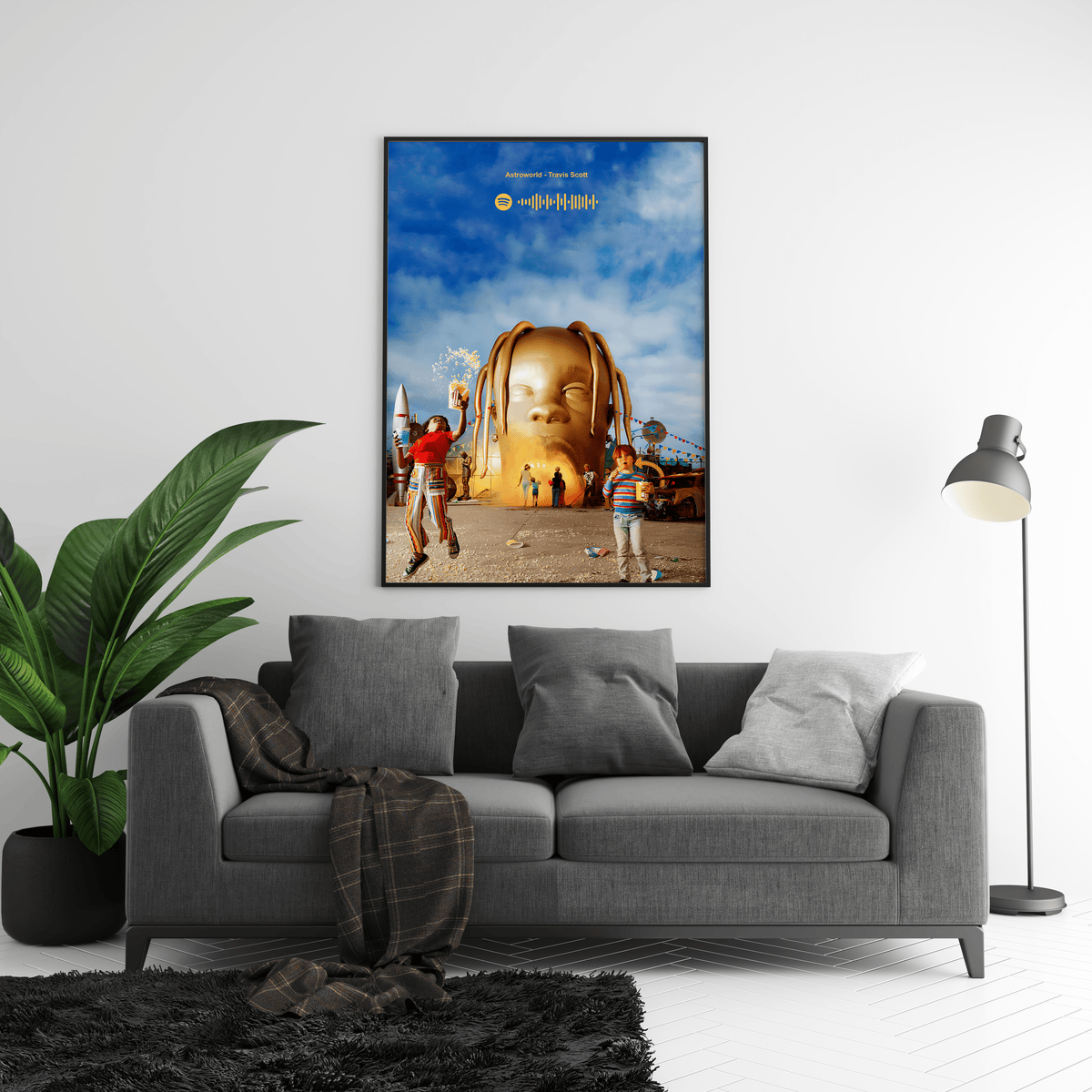 Travis Scott 'Astroworld' Spotify Poster - Posters, Prints & Wall Art | HYPE Posters