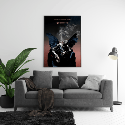 Travis Scott 'Birds In The Trap' Spotify Poster - Posters, Prints & Wall Art | HYPE Posters