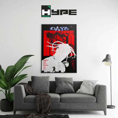 Travis Scott Days Before Rodeo Poster - Posters, Prints & Wall Art | HYPE Posters