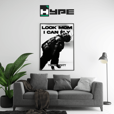 Travis Scott 'I Can Fly' Poster - Posters, Prints & Wall Art | HYPE Posters