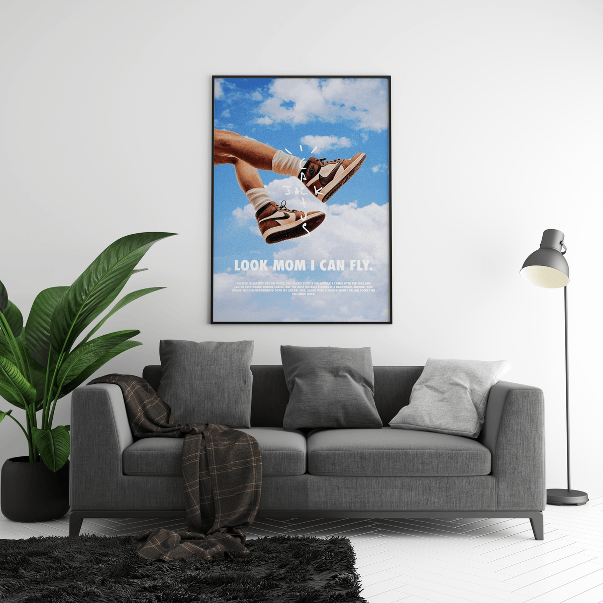 Travis Scott 'Look Mom I Can Fly' Poster - Posters, Prints & Wall Art | HYPE Posters