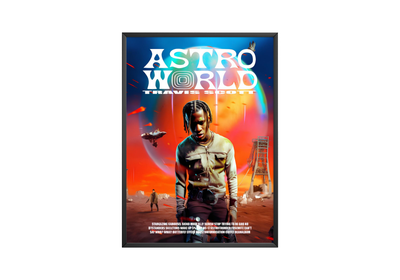 Travis Scott - Outerworld Atstro Poster - Posters, Prints & Wall Art | HYPE Posters