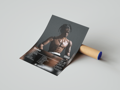 Travis Scott 'Rodeo' Album Poster - Posters, Prints & Wall Art | HYPE Posters
