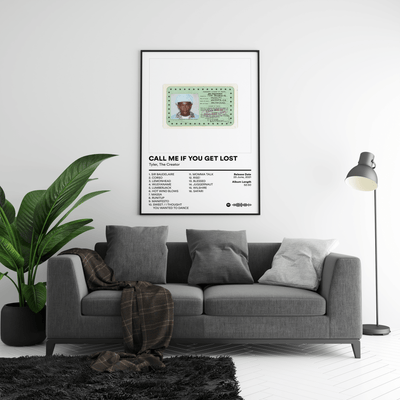 Tyler The Creator 'CALL ME IF YOU GET LOST' Album Poster - Posters, Prints & Wall Art | HYPE Posters