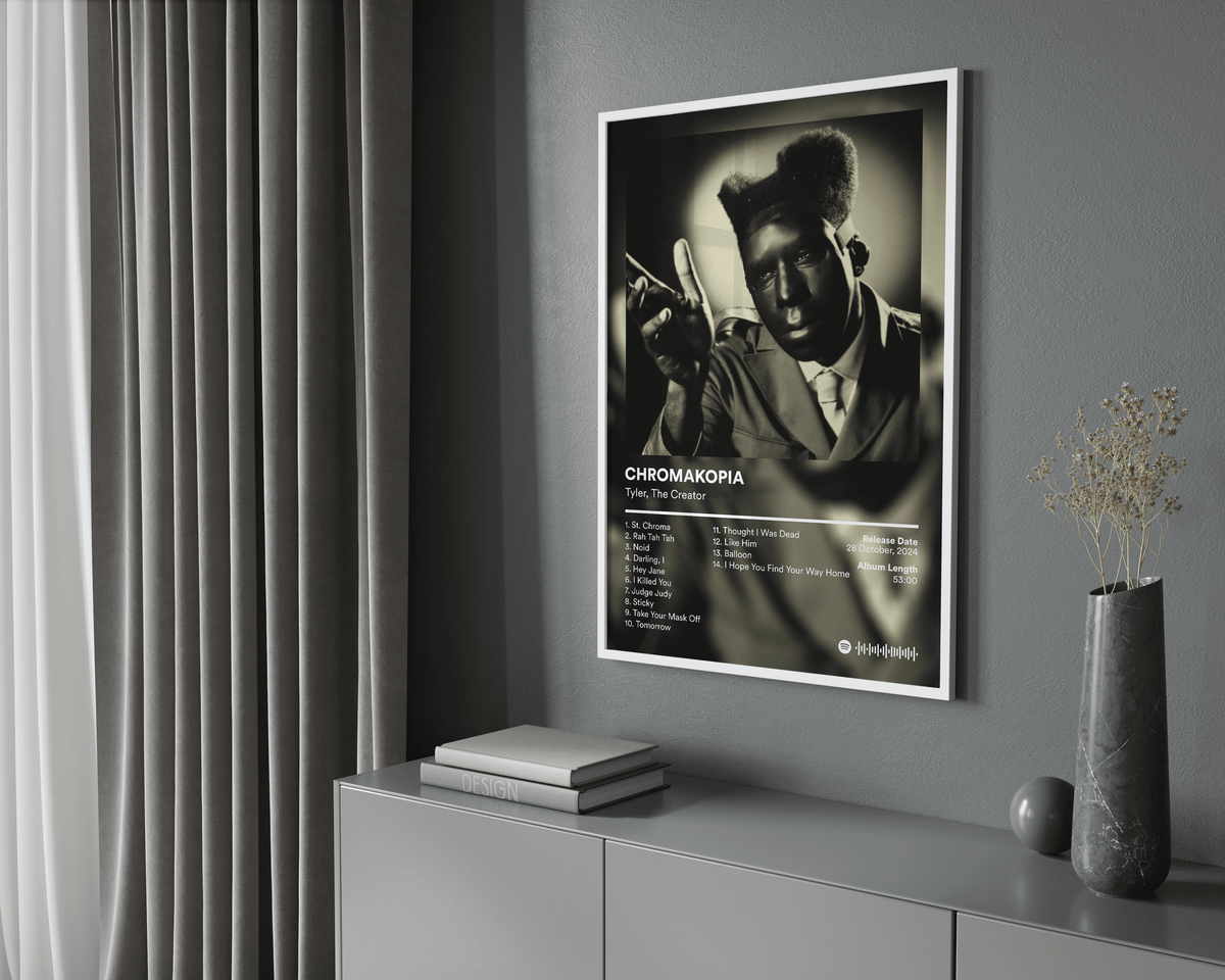 Tyler The Creator 'CHROMAKOPIA' Album Poster - Posters, Prints & Wall Art | HYPE Posters