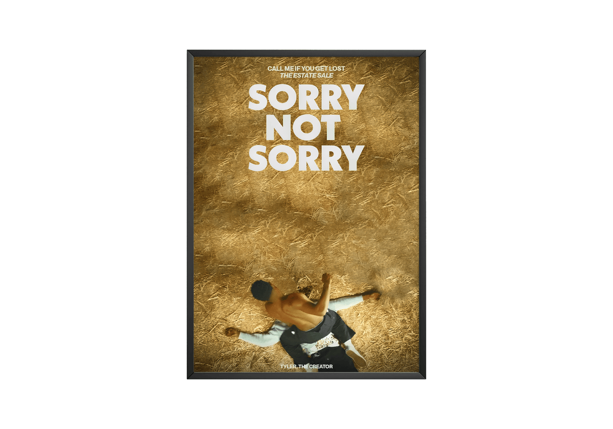Tyler The Creator 'Sorry Not Sorry' Poster - Posters, Prints & Wall Art | HYPE Posters