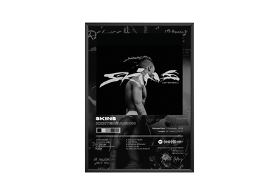 XXXTENTACION 'Skins' Album Poster - Posters, Prints & Wall Art | HYPE Posters