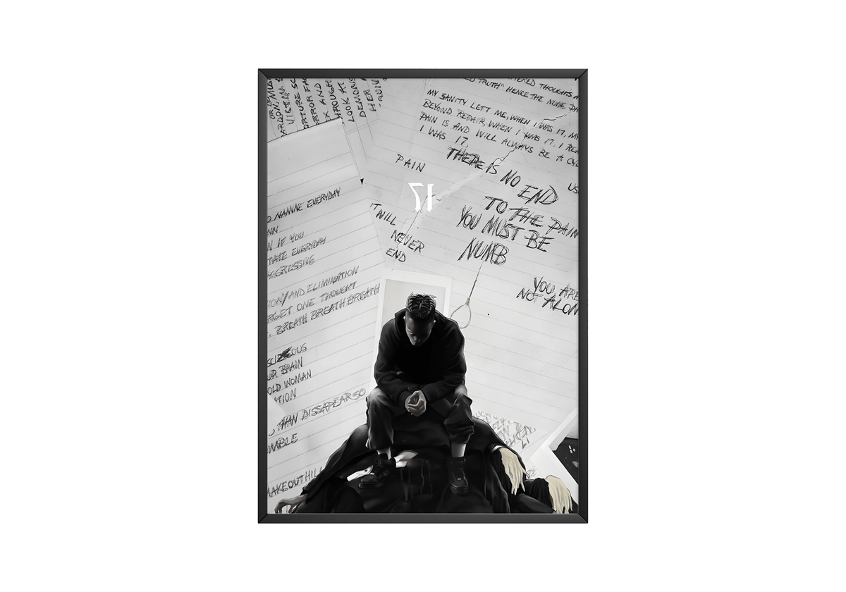 XXXTENTACION - Throne Poster - Posters, Prints & Wall Art | HYPE Posters