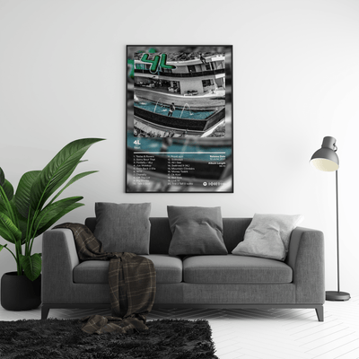 Yeat '4L' Album Poster - Posters, Prints & Wall Art | HYPE Posters
