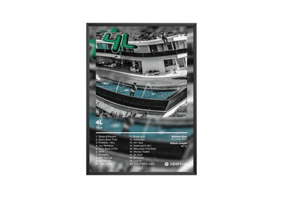 Yeat '4L' Album Poster - Posters, Prints & Wall Art | HYPE Posters