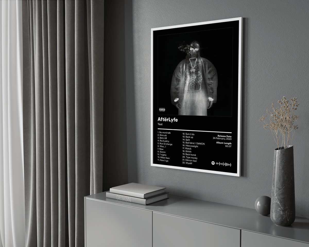 Yeat 'AftërLyfe' Album Poster - Posters, Prints & Wall Art | HYPE Posters