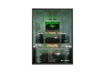 Yeat 'Alivë' Album Poster - Posters, Prints & Wall Art | HYPE Posters