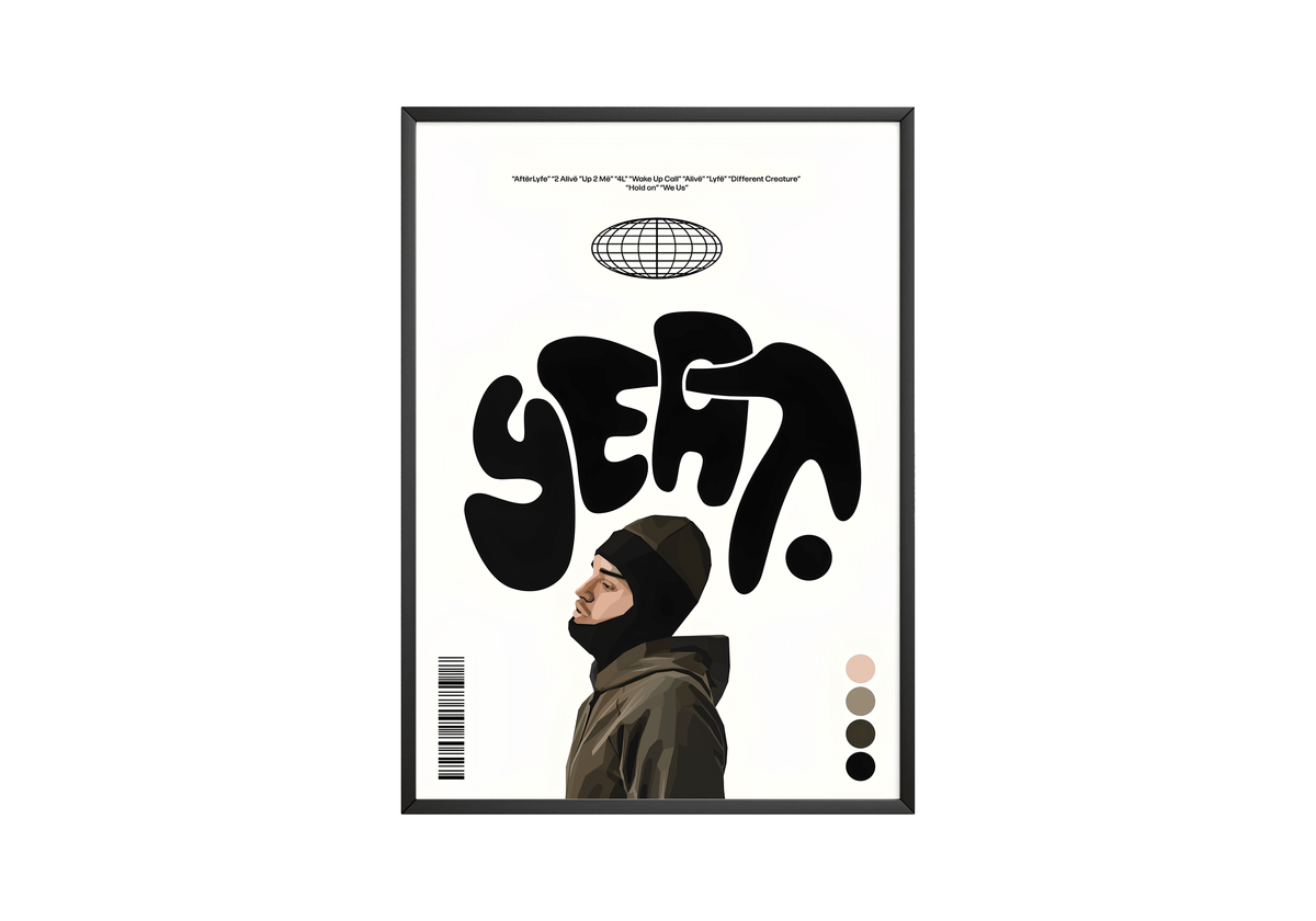 YEAT 'Global' Poster - Posters, Prints & Wall Art | HYPE Posters
