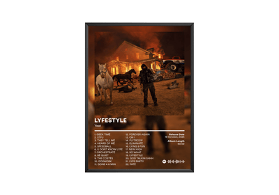 Yeat 'LYFESTYLE' Album Poster - Posters, Prints & Wall Art | HYPE Posters